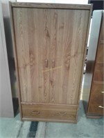 2 door pressed wood wardrobe