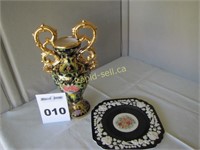 Decorative Plate and Vase