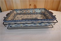 TEMP-TATIONS 9"X13"BAKING DISH W/RACK AND COVER