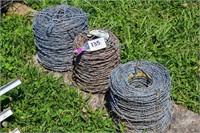 FULL ROLL OF HEAVY GAUGE BARBED WIRE