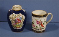 19th century Worcester style posy vase