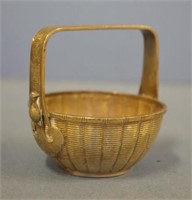 Small Chinese silver basket