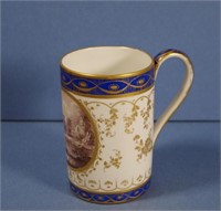 Good 19th century Sampson Paris porcelain tankard