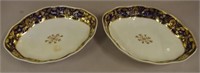 Pair of Derby serving dishes
