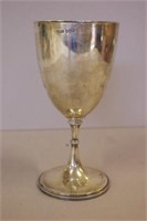Victorian sterling silver goblet