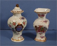 19th century porcelain posy vase