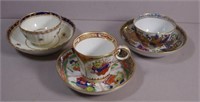 Worcester Dragon in Compartments cup & saucer