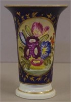 Hand painted Derby spill vase