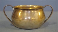 Hallmarked silver 2 handle bowl
