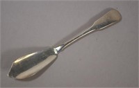 George III Irish sterling silver butter knife