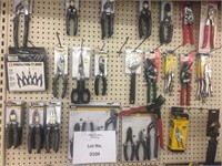 Lot of Pliers, Snips & Wrenches