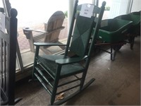 Green Rocking Chair - 45" Tall