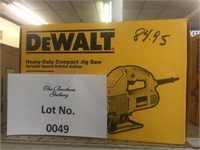 Dewalt Heavy Duty Jig Saw,, Model DW317