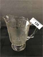 Primrose Water Pitcher~Canton Glass