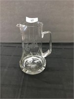 Etched Pitcher