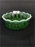 Jefferson Green Opalescent Bowl