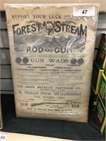 Antique 1895 Forest & Stream Rod & Gun