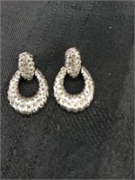 Sterling Silver & Marcsite Earrings