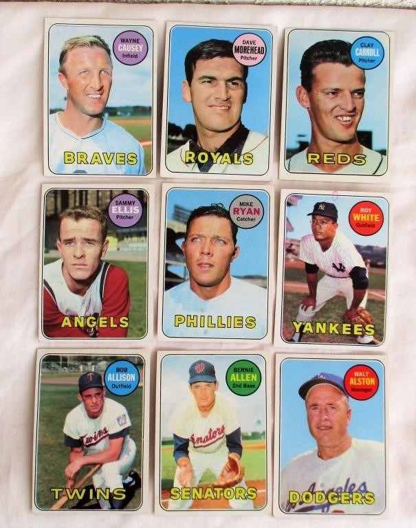1969 Topps Baseball Card Collection - Online Auction
