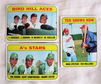1969 Topps #556 (A's Stars) 3 Card Lot
