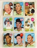 1969 Topps - 9 Card Lot