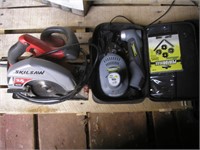 Rechargable Drill, Saws, & Tool Box