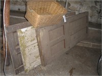Old Doors, Basket, & Garbage Containers