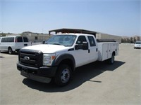 2011 Ford F450 Crew Cab 4X4 Utility Truck