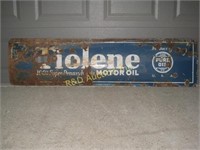 Single Sided Porcelain Tiolene Sign