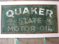 Framed Quaker State Motor Oil