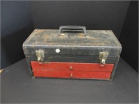 C- METAL TOOL BOX WITH TOOLS