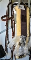 NEW 32" CINCH & LEATHER BRIDLE W/ BIT