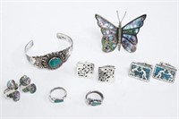 7 Mexican Sterling Silver Jewelry Articles