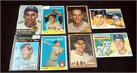 8 Vintage 1950-1970s Baseball Cards