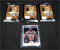Michael Jordan Basketball 2003 Card & Victory Foil