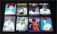 8 Vintage Collect A Books Baseball Cards