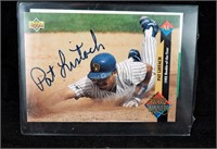 Pat Listach 1992 Rookie Signed Baseball Card