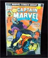 Vintage Captain Marvel Into Nitro $.25 Comic Book