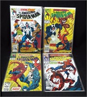 4 Vintage Spider Man Carnage Marvel Comics Lot
