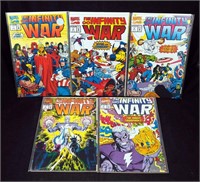 5 Vintage Marvel The Infinity War Comic Books Lot