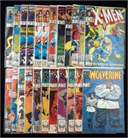 23 Vintage Wolverine X Men Marvel Comics Lot