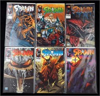 6 Vintage 1992 Spawn Image Comic Books Lot