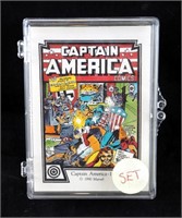 Vintage 1990 Marvel Captain America Cad Set 1