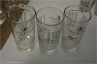 Indy 500 collector glasses: 1911-1967