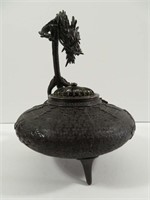 Oshima Joun (Attrib) Bronze Dragon Form Censer