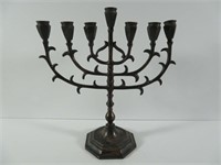 Bronze Articulated Menorah Judaica Jewish