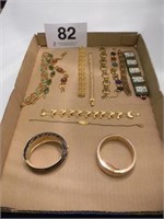 12 chain & 2 bangle bracelets