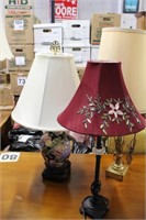 Three Smaller Table Lamps