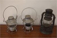 Three Rail Road Lanterns
