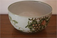 Vintage Louisville Stoneware Grape Serving Bowl